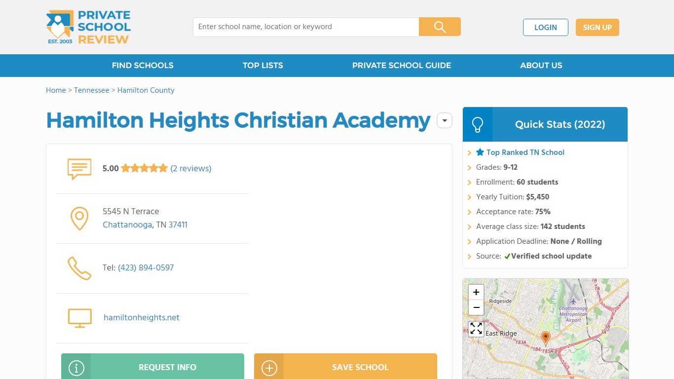 Hamilton Heights Christian Academy - Private School Review